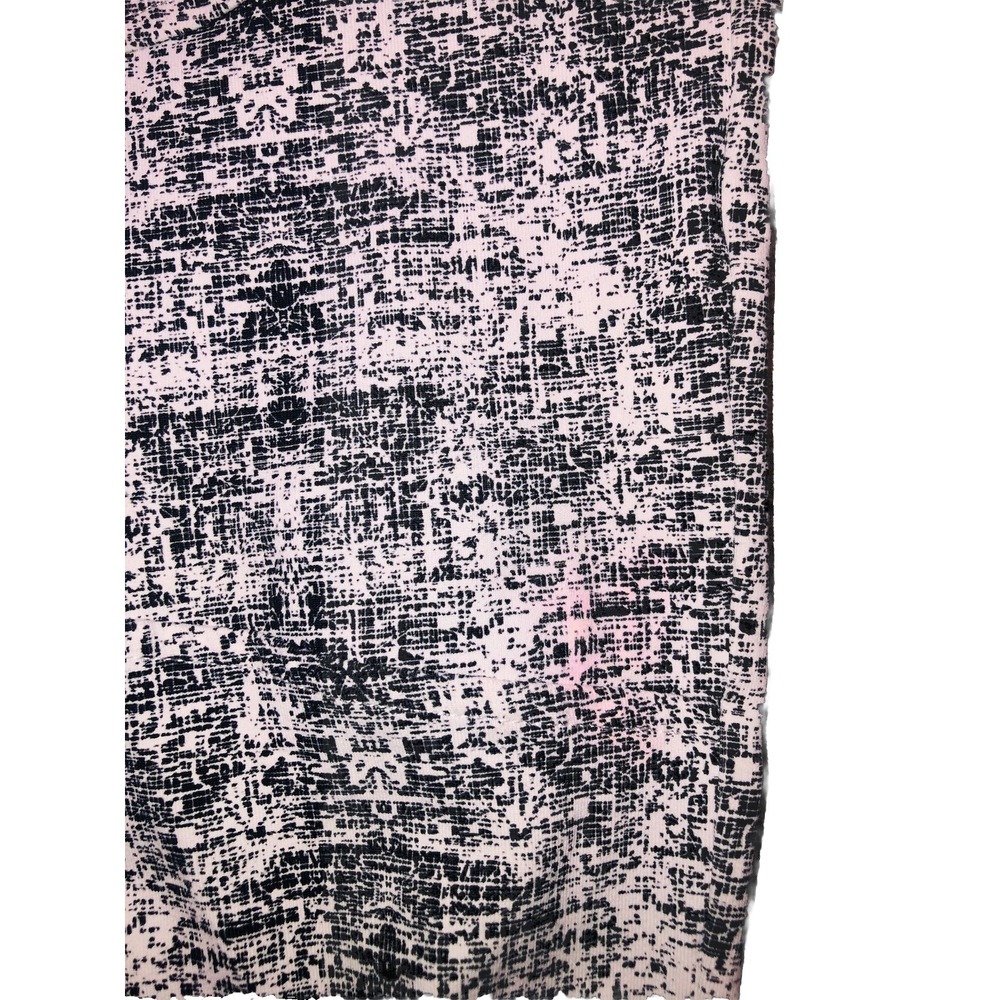 Buff Bunny Joggers Women's L White Black Print Tapered Stretch Lightweight - Picture 9 of 9